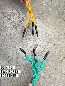 Genius trick for joining two ropes together! | Sewing Tips