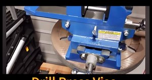 Vohala Cross Slide Drill Press Vise - 6" Max Jaw Opening, 8" Y-Axis, 9.4" X-Axis Drill Press Vise, Heavy Press Vice for Drilling Jobs & Repairs