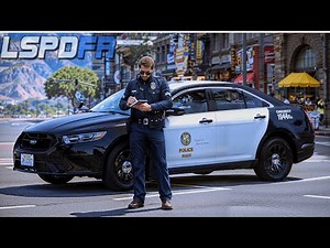 Playing GTA 5 As A Police Officer City Patrol LSPDFR 2025