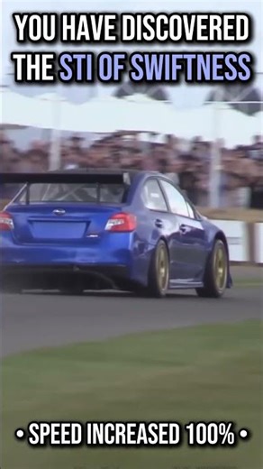 The STI of Swiftness 🔥