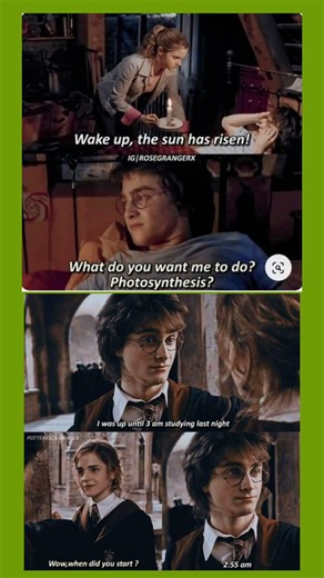 Harry’s Savage Reply to Hermione 😂 “Photosynthesis?” Funniest Hogwarts Study #hogwarts #viraledit