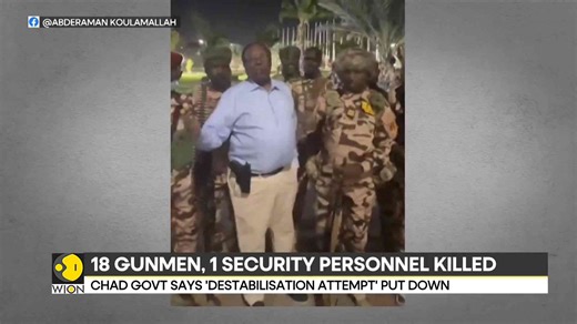 Chad Military foils armed attack on Presidential complex, 19 dead