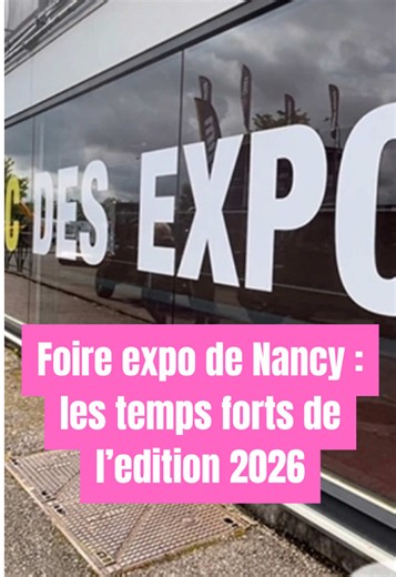 🔶 La Foire Expo de Nancy célèbre sa 90e édition du 6 au 14 juin 2026 au Parc Expo. Neuf jours d’animations, plus de 400 exposants et plusieurs nouveautés marquantes pour cet anniversaire. #nancy #icicnancy #grandnancy #foireexponancy