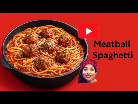 Classic Non-Veg Spaghetti with Juicy Meatballs | #cooking #recipe |