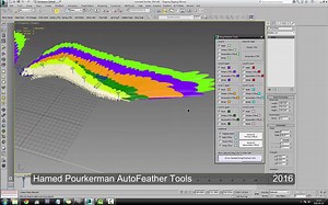 3dsmax Wing Feathers Rigging Tool