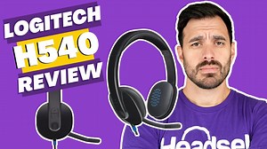 Watch Logitech H540 Review - A decent wired headset for computers on Amazon Live