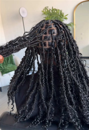 Distressed Boho Locs: A Stylish Hair Transformation