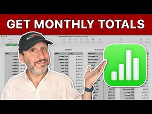 How To Get Monthly Totals From a Numbers Table