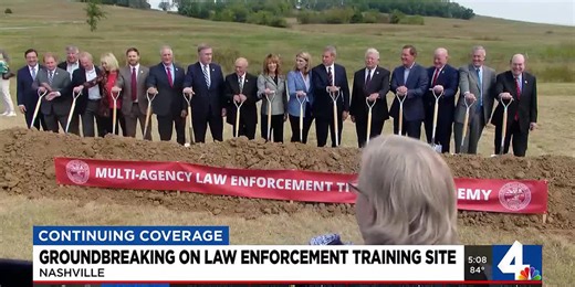 Groundbreaking on law enforcement training site