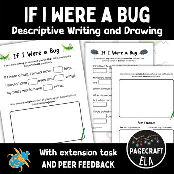 If I Were a Bug | Descriptive Writing and Art Activity