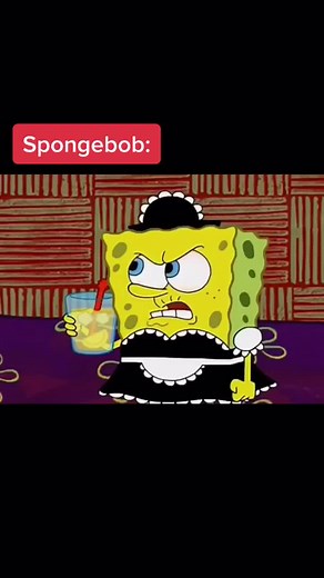 Maid Spongebob in Greenscreen Video