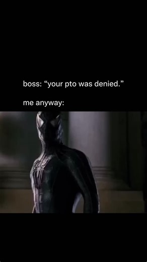 Memes on Instagram: "want a request, i was letting you know i won’t be there ✌️😂 My boss clicking “deny” on that email is adorable, but they really need to understand the difference between a request for permission and a notification of absence. Those tickets are non-refundable and my bag is already packed, so I guess I’ll deal with the consequences when I get back—if I even decide to come back. - #workmemes #jokes #reels #funny #explorepage"