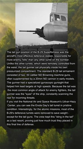 B-29 TAIL TURRET EXPOSED 💥