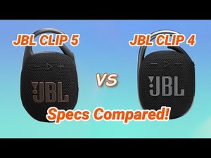 JBL CLIP 5 Specs Vs JBL CLIP 4 Specs Compared!