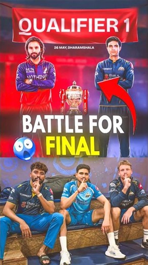 RCB vs GT Battle for FINAL 🔥" #rcbvsgt