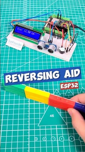 Never Scratch Again! DIY Ultrasonic Parking Aid Project #esp32 #arduino