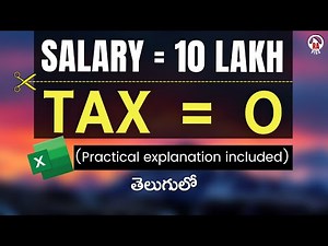 Tax Planning for Salaried Individuals in Telugu | Tax Planning for Salary Income | Rapics Telugu