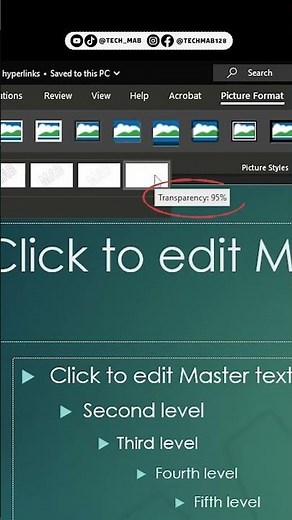 Powerpoint | Add a Watermark to All Slides
