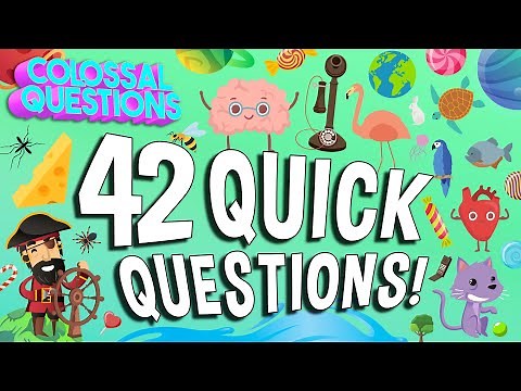 42 Quick Questions You've Always Wanted Answered! | COLOSSAL QUESTIONS