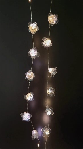 DIY turn egg tray into string lights