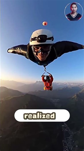 Skydiver’s Shocking Reaction to a Dangerous Prank #shorts