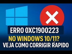 Erro 0xc1900223 no Windows 10/11? Veja Como Corrigir Rápido!