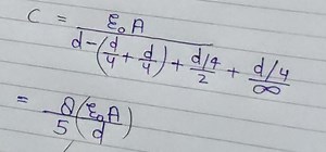Calculate the equivalent capacitance given by the expression:... | Filo