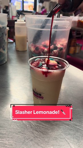 Happy Halloween! 👻🎃🔪 #fyp #smallbusiness #work #frozenlemonade #halloween #frozenflamingo