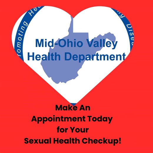 You can make an appointment today for your sexual health checkup at 304-485-7374. | Mid-Ohio Valley Health Department MOVHD