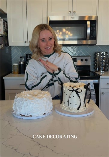 Beginner Cake Decorating Progress