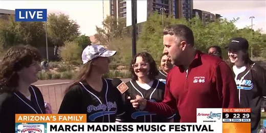 Fans line up hours before March Madness Music Festival