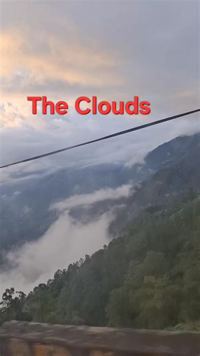 The clouds on the mountains, why it goes down? #clouds #cloudformation @highlight | Dicdican Masedman Bril