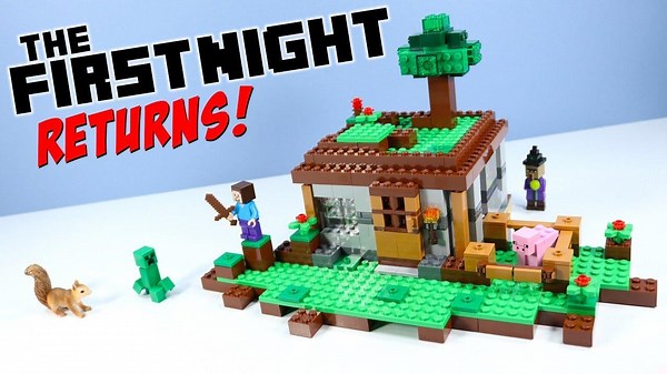 Lego Minecraft The First Night Set Speed Build 2014 Time Machine