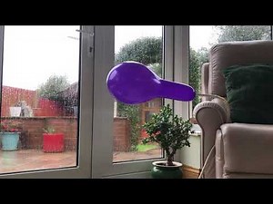 balloons go BANG in the conservatory