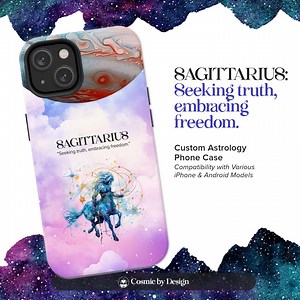 Sagittarius Zodiac Phone Case: Astrology Gift for iPhone & Android - Etsy