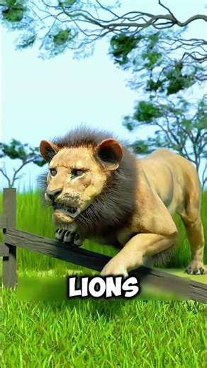 “Why Lions Never Attack Cows With Fake Eyes 👀 | Mind-Blowing Animal Trick!”#Shorts #AnimalFacts #
