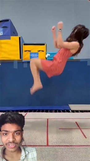 How dangerous did that girl's stunt look?😱#shorts