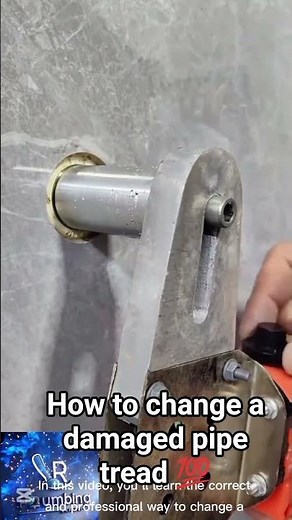 How to change a damaged pipe thread 💯