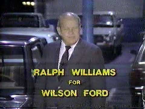 1984 Ralph Williams for Wilson Ford Huntington Beach TV commercial