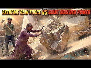 EXTREME Rock Crusher Machine for Construction — Heavy Equipment Crushing Process