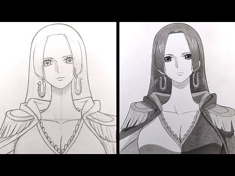 How to Draw Boa Hancock - One Piece