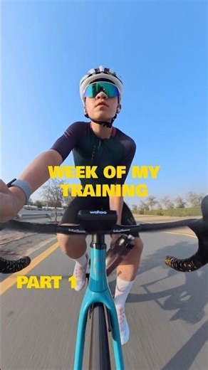 My cycling training week, part 1