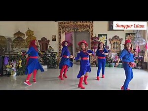 Rio Line Dance by Sanggar Edam, Choreographer : Diana Lowery ( UK)