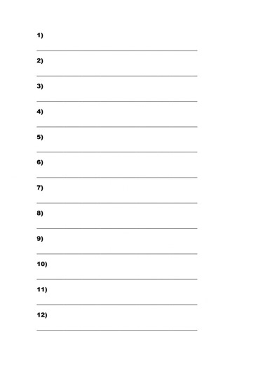 Chatting worksheet
