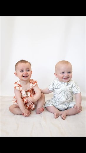 BOHO BABY | NEWBORN OUTFITS on Instagram: "These two cuties are cousins who showed up for our baby shoot - just so cute in our romper and playsuit! #bohobaby #bohobabyclothes #australianbaby #aussiemums #aussiemumsandbubs"
