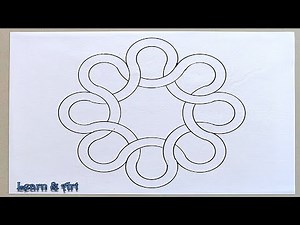 Geometry Study 4 With Step by Step || Geometric Drawing || Geometric Patterns ||Learn & Art