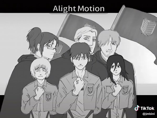 finally done only took a whole day uuhh got a little lazy at the end! #aot #attackontitan #fyp #animationmeme #animationtiktok