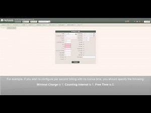 MediaCore Solution Video Manual. Part 2. Tariffs. (English)