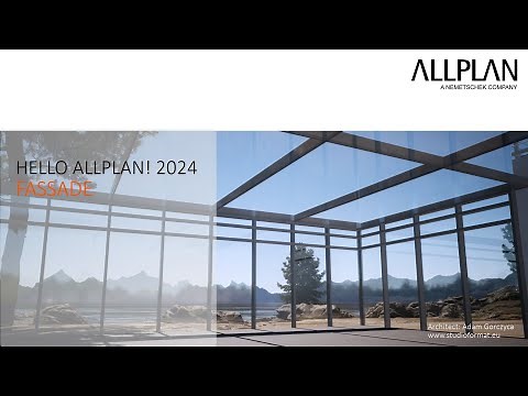 Fassadenplanung in ALLPLAN 2024 | schnell, intuitiv & flexibel