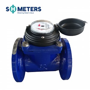 [Hot Item] Lxlc 4inch 50mm Large Caliber Bulk Mechanical Industry Dry Dial Cold Woltman Water Flow Meter